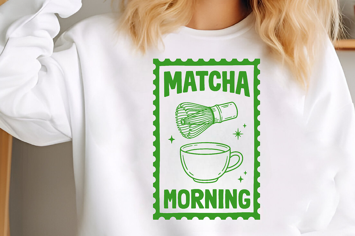 Retro Matcha Tea Cup PNG, a Seasonal Illustration by Canvas Craft (Photo 2 of 7)