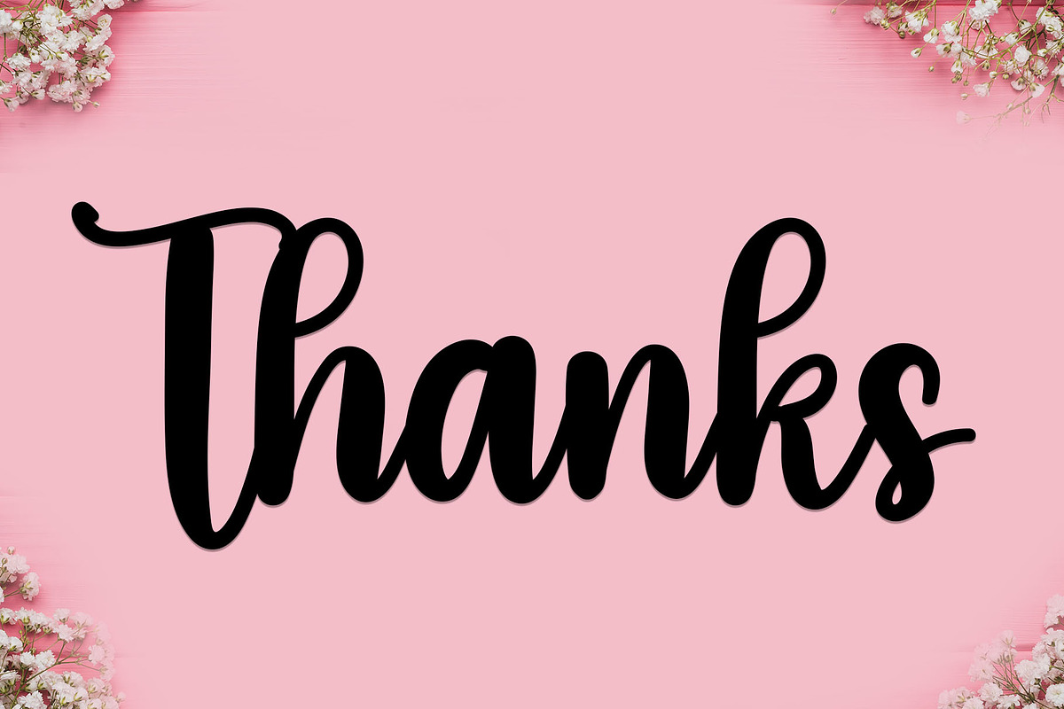 Birthday, a Script Font by FreshTypeINK (Photo 2 of 8)