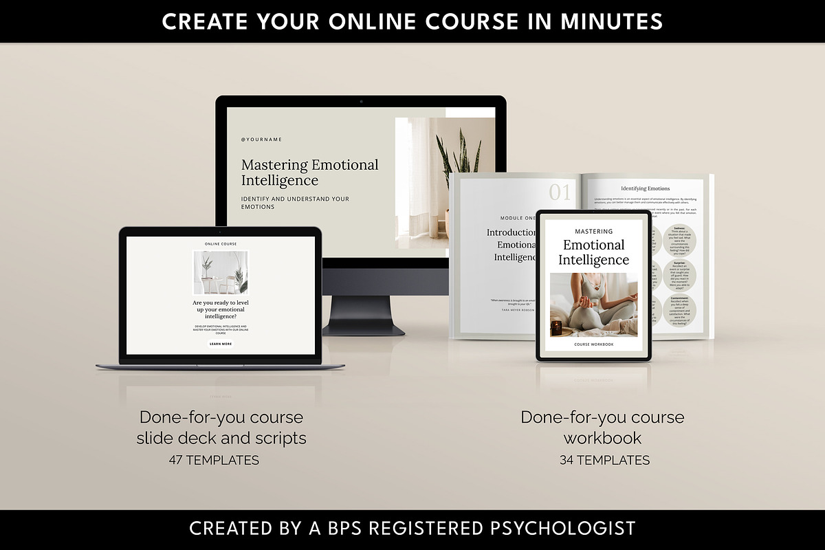 Emotional Intelligence Course Canva, a Templates & Theme by Miri Campbell (Photo 4 of 11)