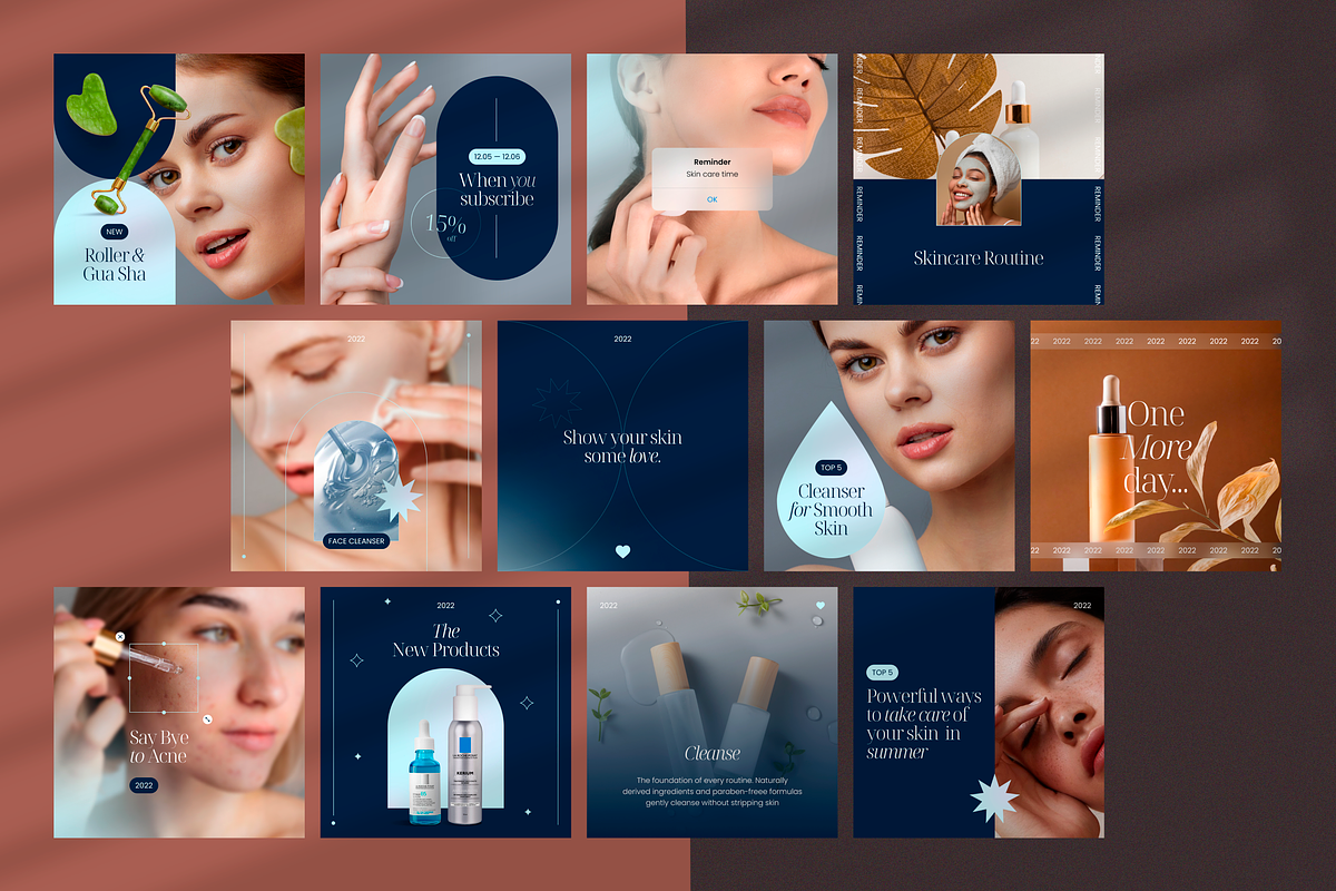 Instagram Cosmetology Posts, Stories, a Social Media Template by Creative Instagram shop (Photo 2 of 5)