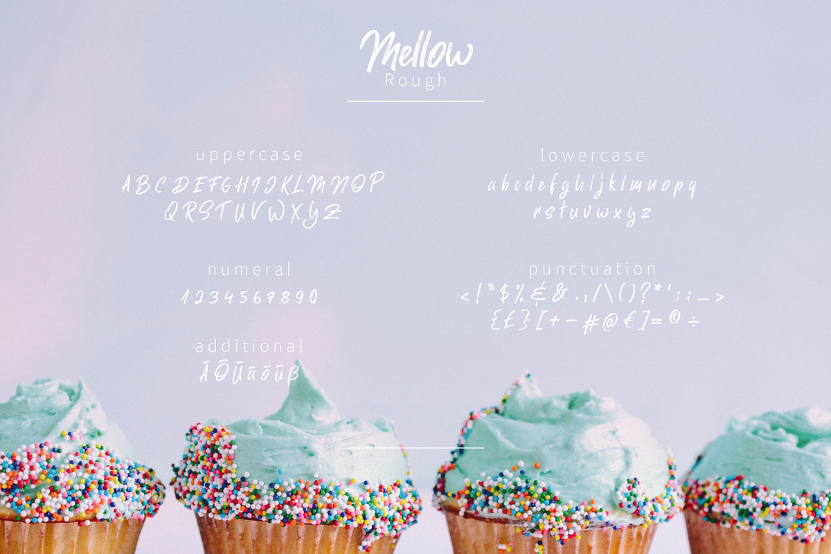 Mellow. Brush Font. Two Styles preview 3