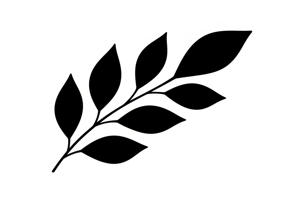 Botanical Leaf Silhouette Bundle, an Illustration by Creativeshirt (Photo 22 of 51)