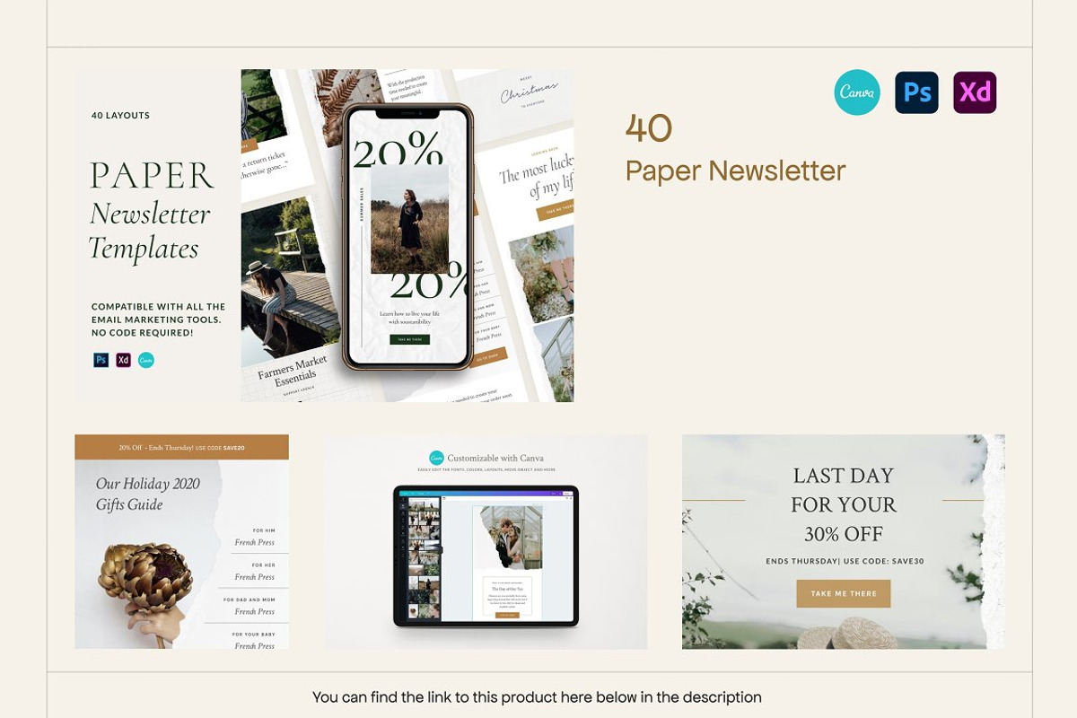 4in1 BigBundle Newsletter Templates, an Email Template by Sparrow & Snow (Photo 32 of 39)