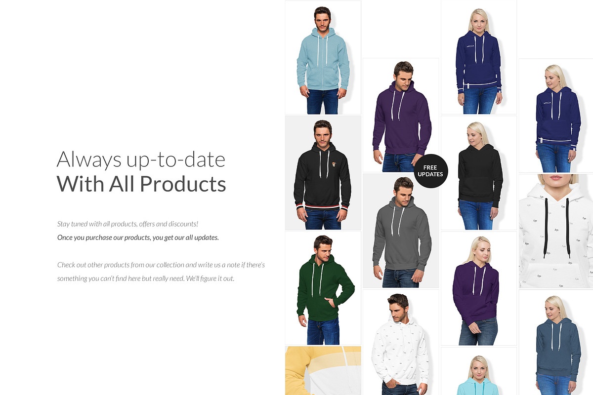 HOODIES BUNDLE 20x Mock-ups + DEMO, a Books & Magazine Mockup by Apparel_Mockups (Photo 23 of 27)