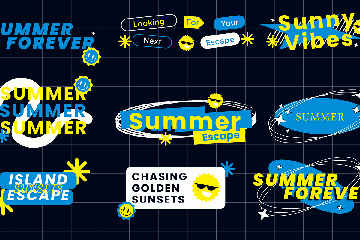 Dynamic Visual Summer Text Animation, a Social Media Template by Loin Studio (Photo 1 of 3)