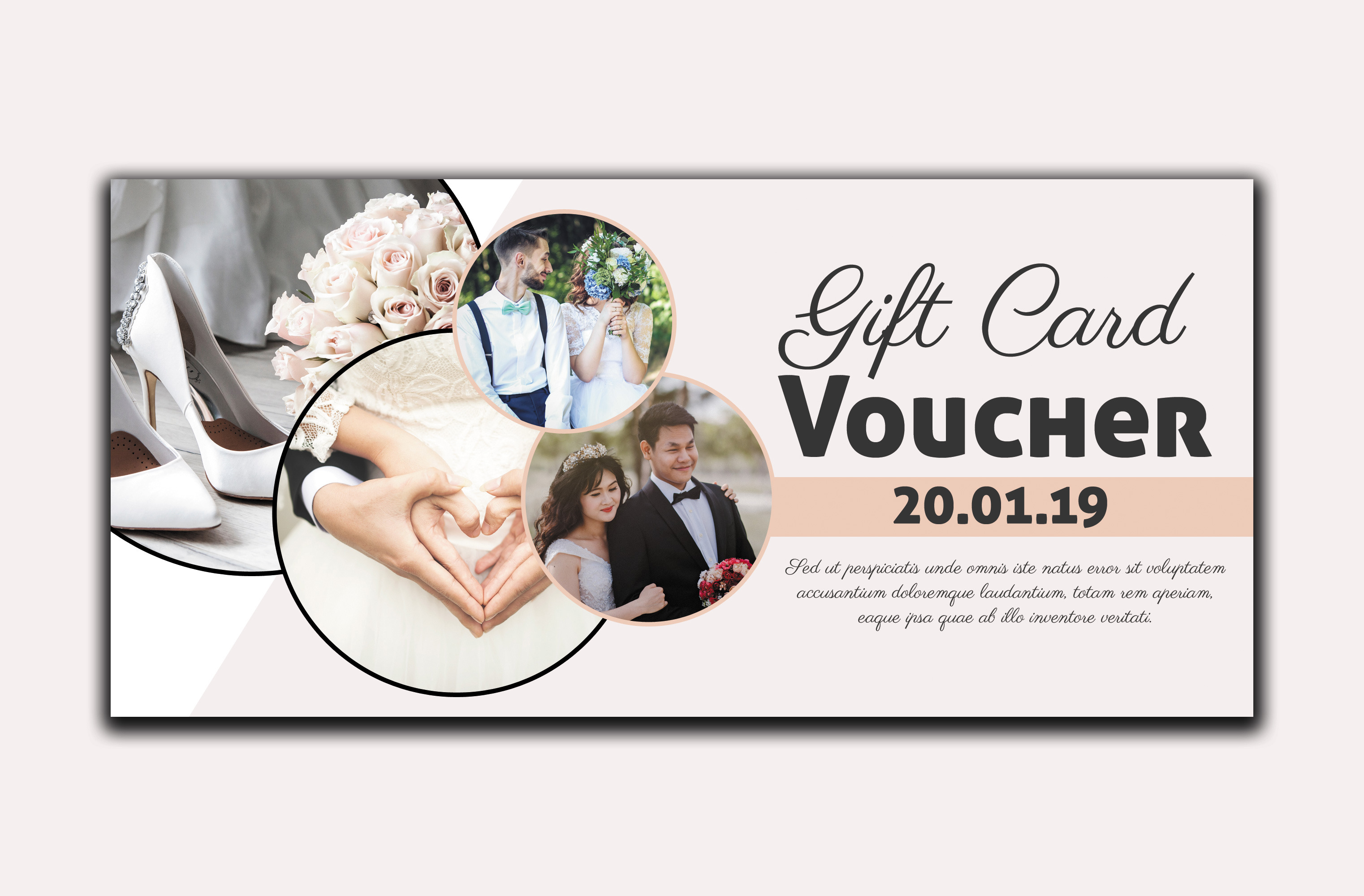 Wedding Gift Card Voucher, an Invitation Template by DGTouch