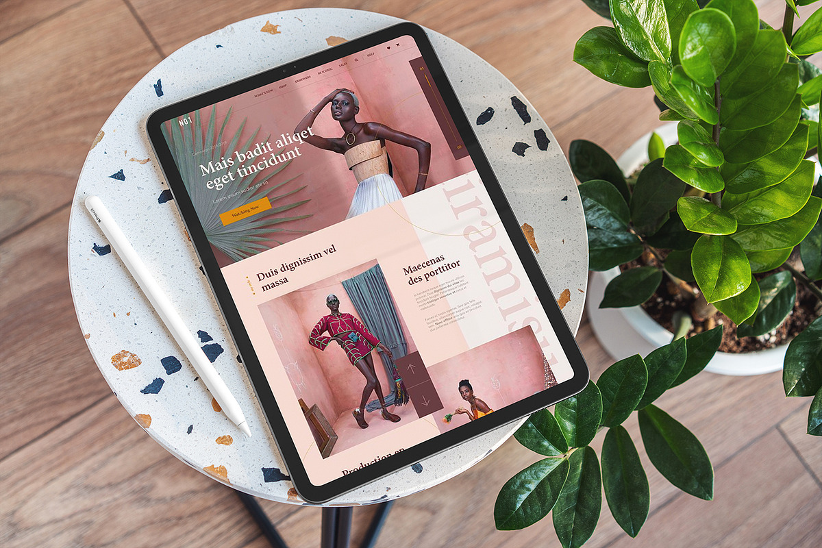 iPad Pro Presentation Mock-Up, an iPad Mockup by Dikarte.Store (Photo 4 of 8)