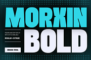 Morxin Bold - Modern Logo Font, a Sans Serif Font by Nirmana Visual (Thumbnail 1 of 15)