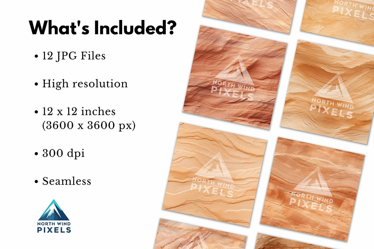 16 Sandstone Texture Digital Papers, a Texture Graphic by NorthWindPixels (Photo 3 of 4)