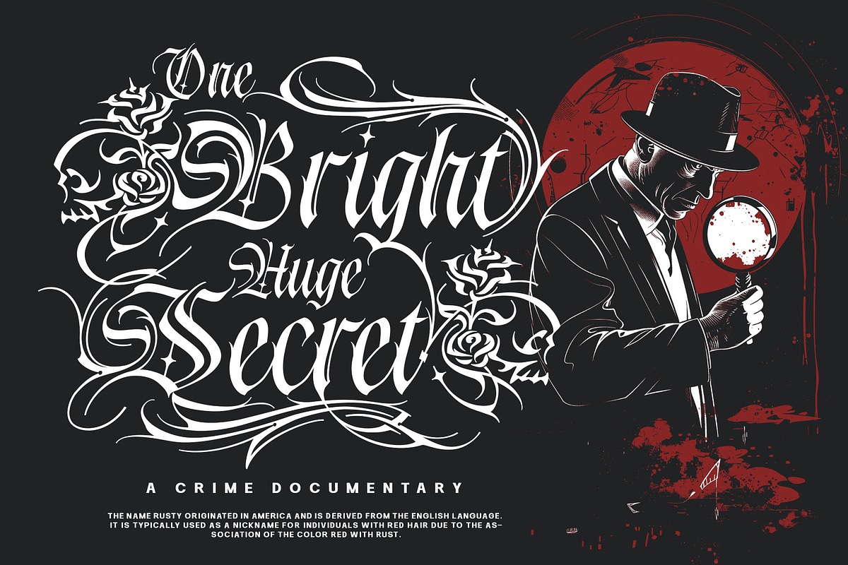 Sacra Spina Typeface, a Blackletter Font by alit design (Photo 2 of 20)
