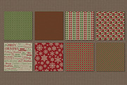 Christmas linen backgrounds, a Pattern Graphic by Paper Farms (Thumbnail 2 of 3)