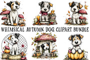 Whimsical Autumn Dog Clipart Bundle, a Seasonal Illustration by OK Design (Thumbnail 2 of 6)