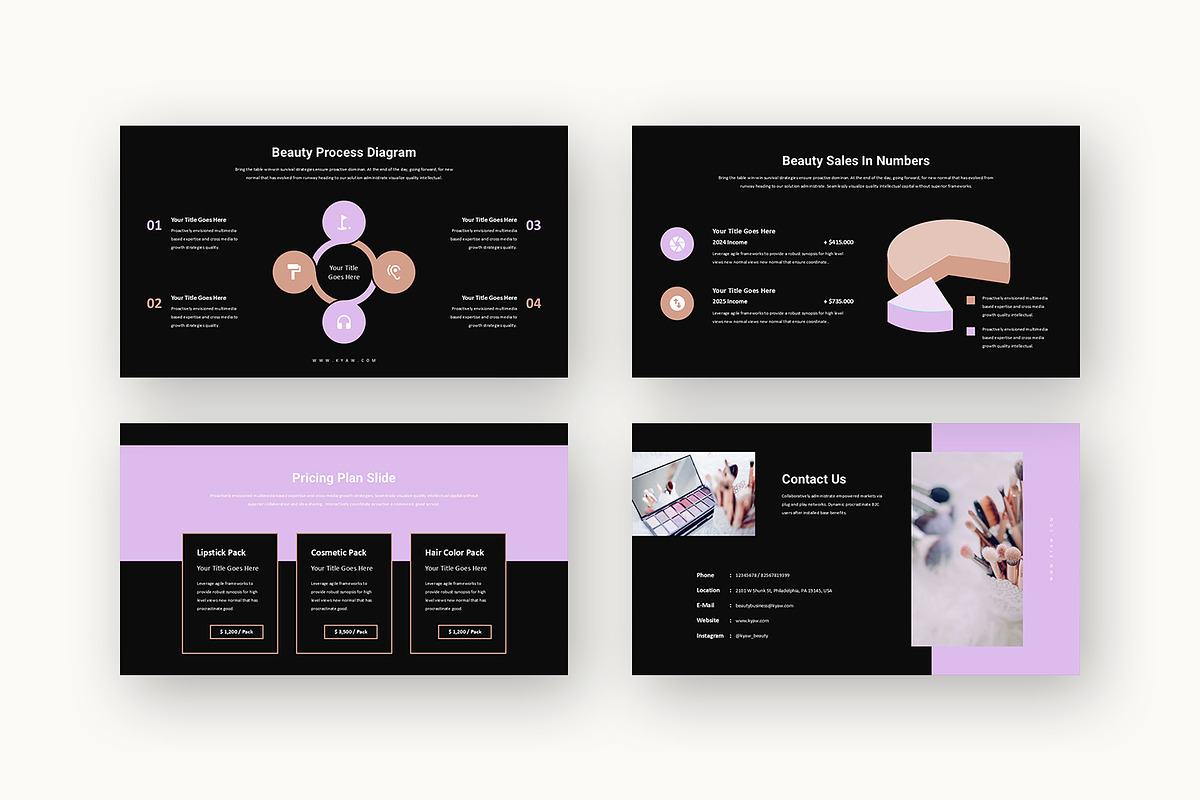 Kyaw : Beauty Product Google Slides, a Presentation Template by Punkl Camp (Photo 14 of 16)