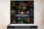 Noir Movie Characters Cliparts, a Decorative Illustration by ThatsDesignArt (Thumbnail 11 of 11)