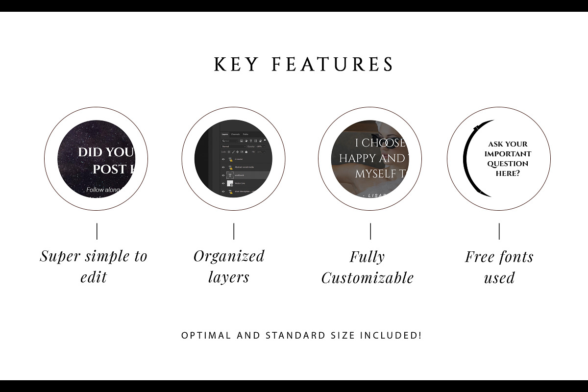 COSMIC - Engagement & Branding Pack, a Social Media Template by Typography Prime (Photo 3 of 16)