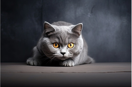gray cute cat, an Animal Photo by Neirfy