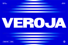 Veroja - Bold Expanded Display Font