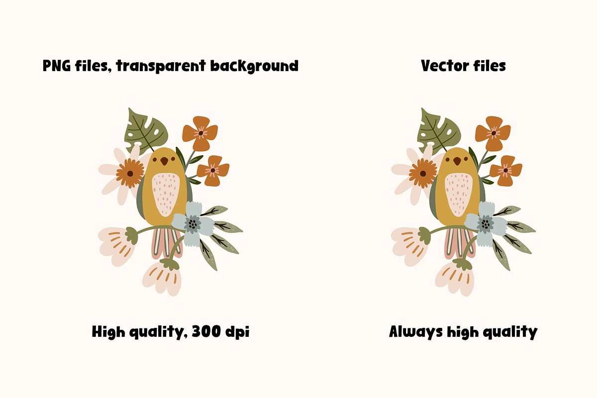 Garden Harmony Vector Set, an Object Graphic by Digitaliya (Photo 8 of 8)