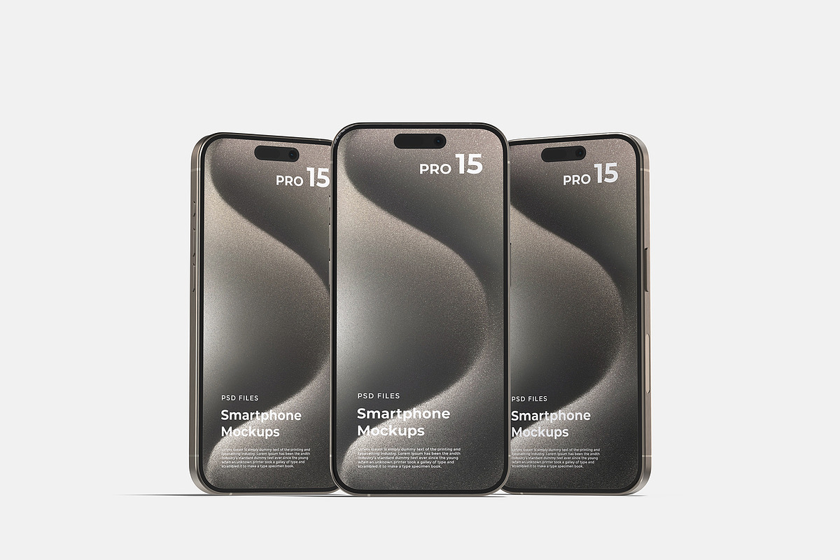 iPhone 15 Pro Mockup, an iPhone Mockup by graphicpages (Photo 16 of 19)