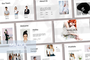 Malika Powerpoint, a Presentation Template by yanindesign