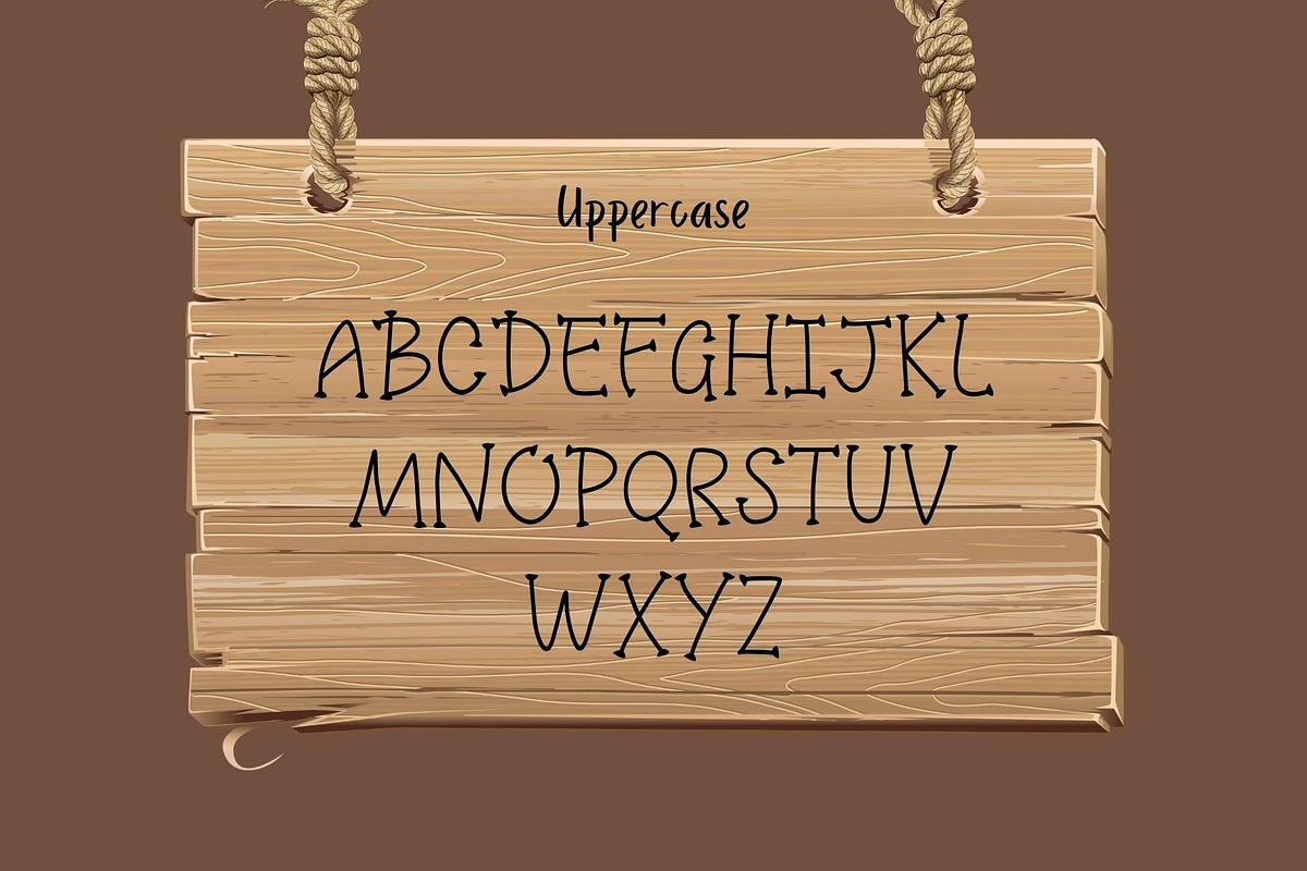Struck wood Display font, a Sans Serif Font by Mehul Munjani (Photo 6 of 9)