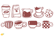 Coffee Lover PNG Clipart Bundle, a Food Illustration by LemonDesign (Thumbnail 2 of 3)