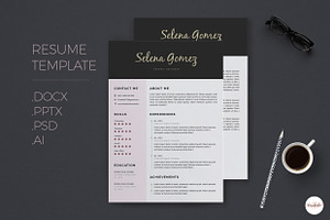 Professional CV & C.Letter templates, a Resume Template by Emaholic Template