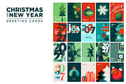 Merry Christmas and Happy New Year, a Seasonal Illustration by PureSolution (Thumbnail 3 of 16)