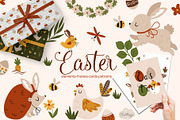 Happy Easter. Spring collection, an Animal Illustration by owlasya (Thumbnail 1 of 12)