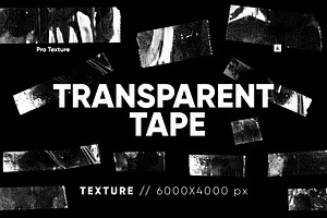 20 Transparent Tape Texture HQ