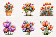 Spring Tulip Sublimation Bundle, an Illustration by CreationArt (Thumbnail 2 of 7)
