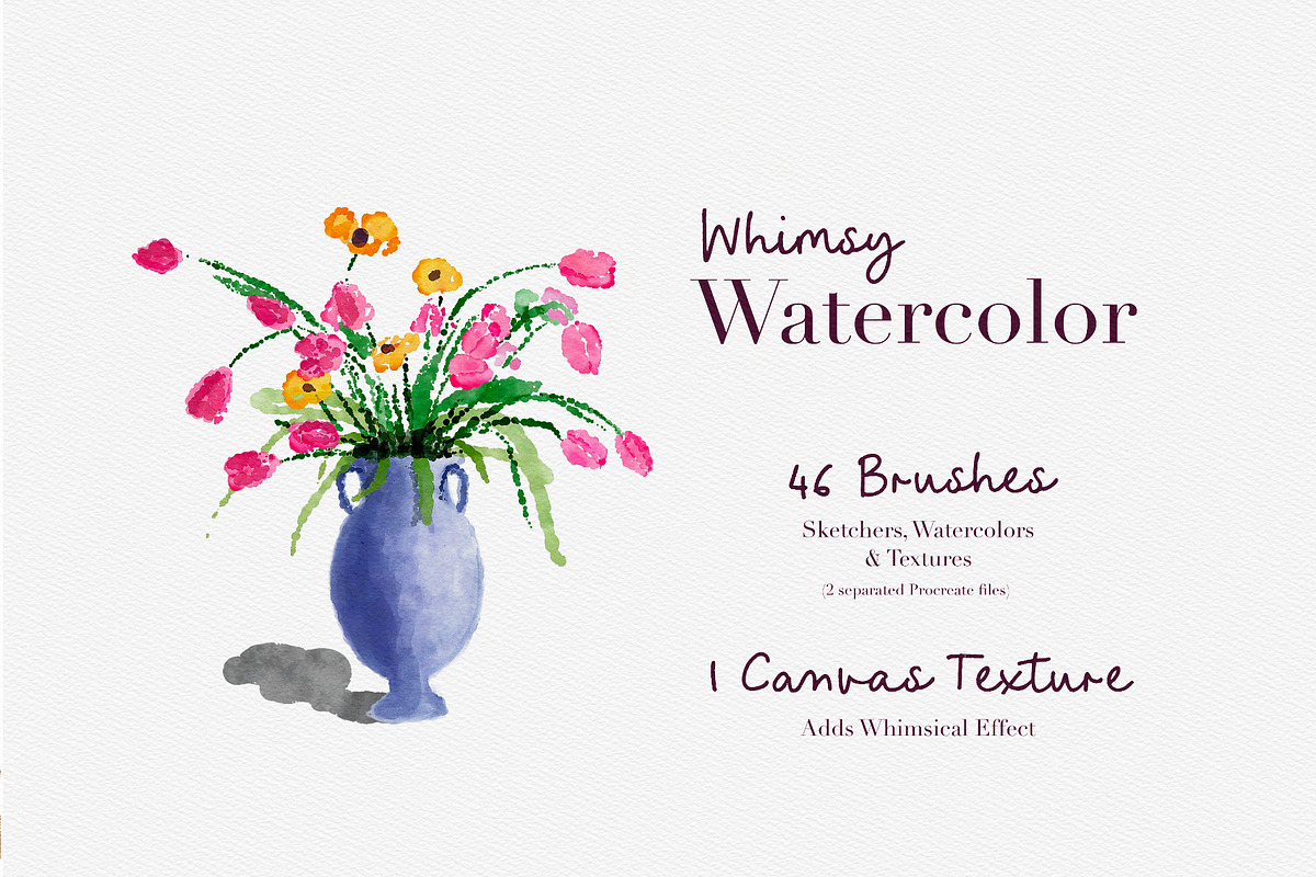 Whimsy Watercolor for Procreate, a Brush Add-On by Sofydoll Designs (Photo 3 of 9)