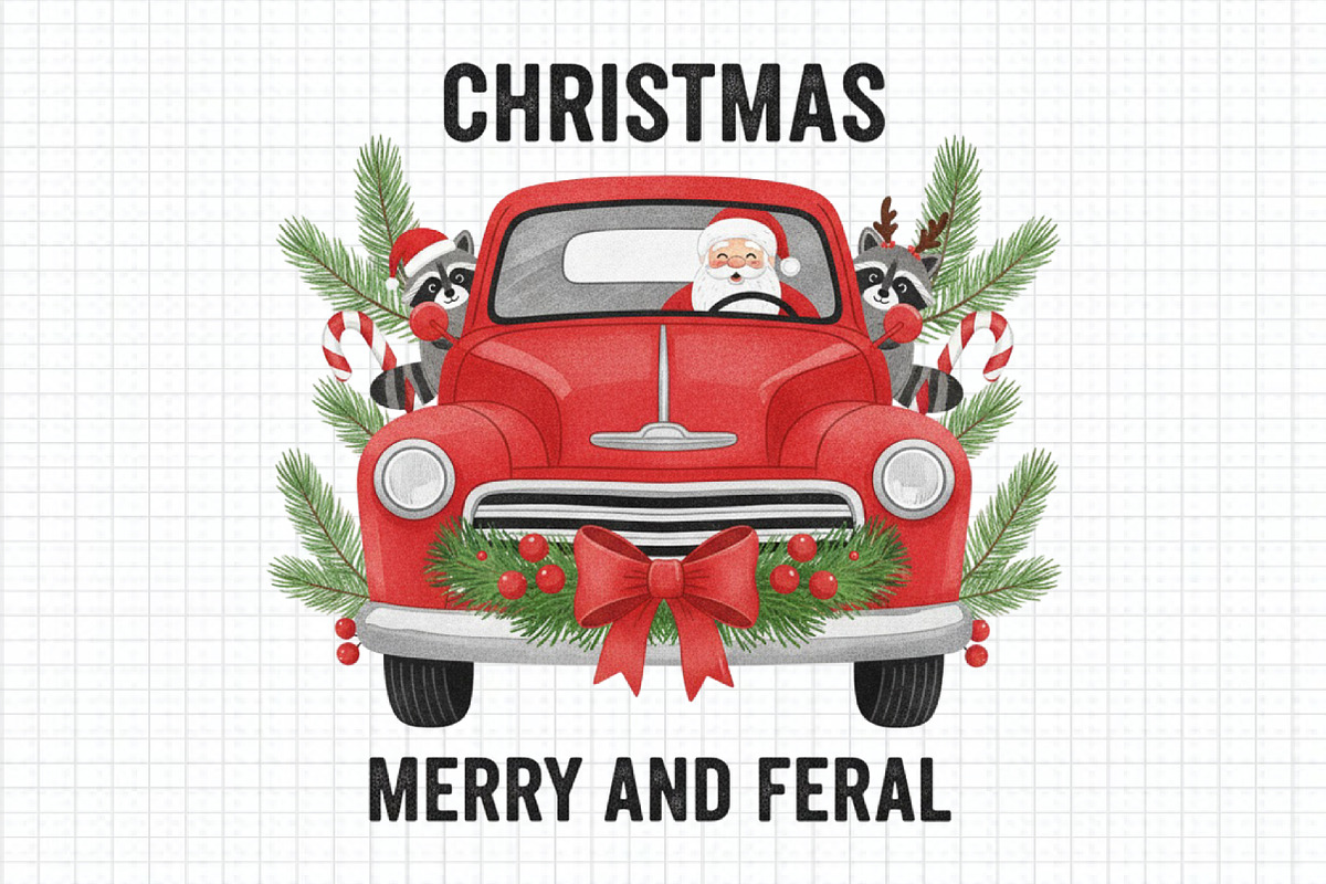 Christmas Truck SVG and PNG, an Illustration by Craft Nest (Photo 1 of 6)