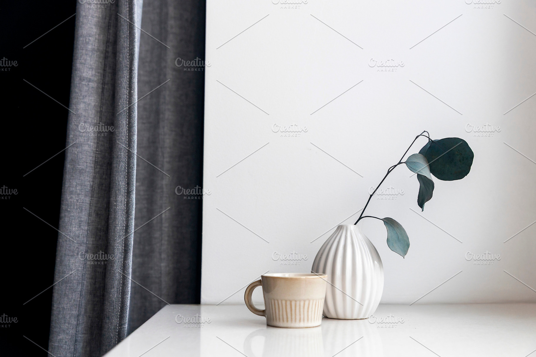 Scandinavian minimalist interior sti, an Abstract Photo by Imaginarium