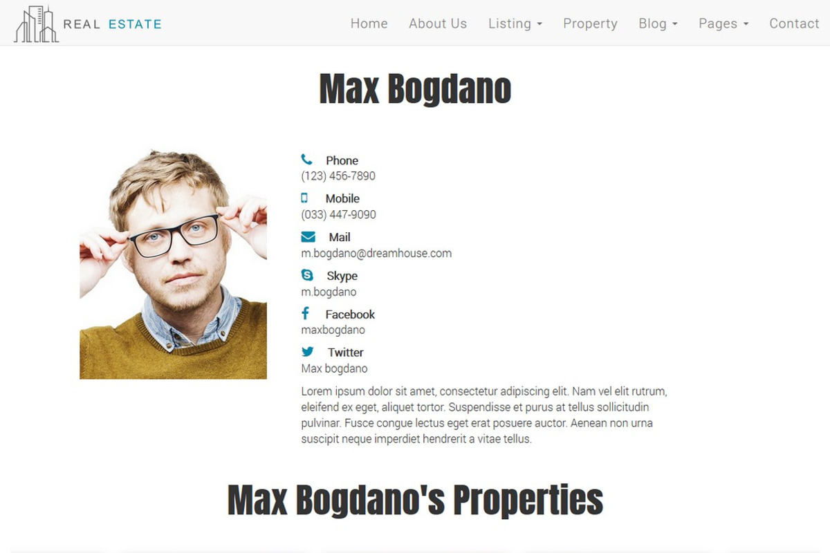 Real Estate Theme - Dream House, a Bootstrap Template by Verane (Photo 5 of 7)