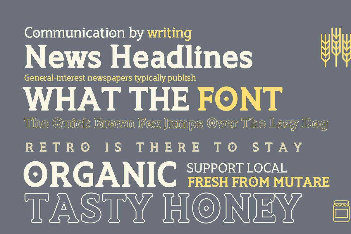 TSG Romulus Typeface, a Slab Serif Font by Tapiwanashe Garikayi (Photo 3 of 9)