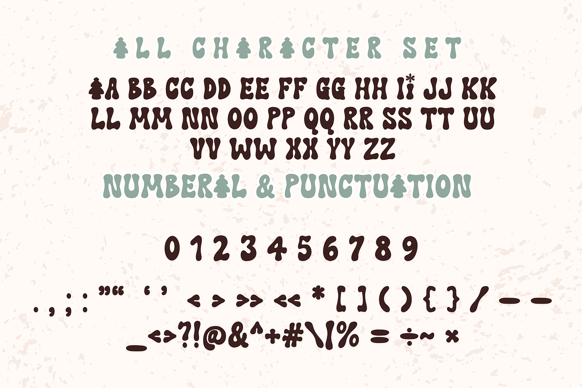 Christmas Journey is cute trio font, a Handwritten Font by Brown Cupple (Photo 5 of 8)