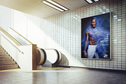 Posters in the subway Mockup Set, an Advertising Mockup by Best Pixels™ (Thumbnail 8 of 8)