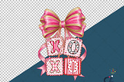 XOXO Valentine Pink Bow PNG, an Illustration by Creative Art (Thumbnail 6 of 6)