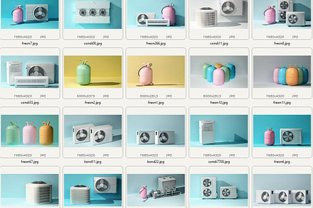 Freon & AC – Stylized Object Pack
