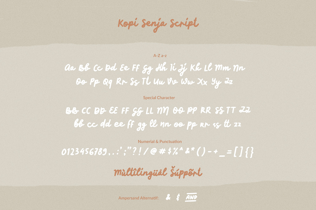 Kopi Senja Font Duo, a Font by Orenari (Photo 17 of 18)
