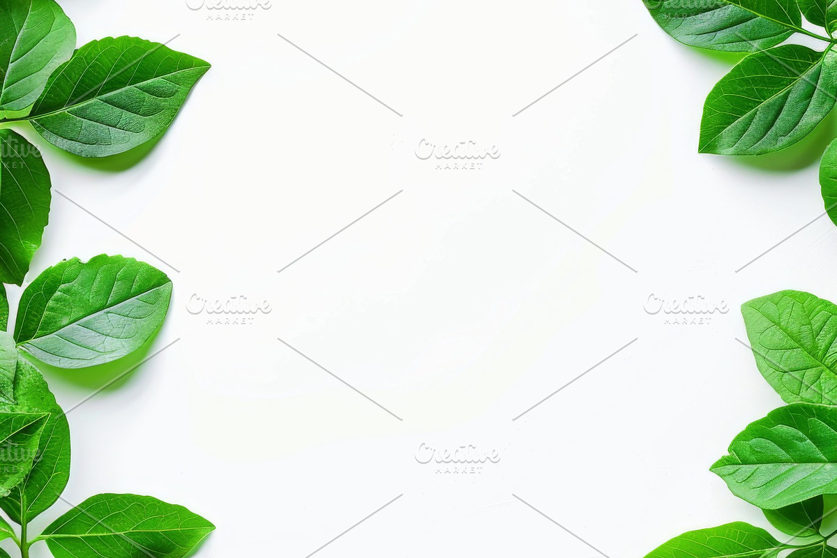 99 Frames of green leaves, a Nature Photo by Handmadefont (Photo 60 of 100)