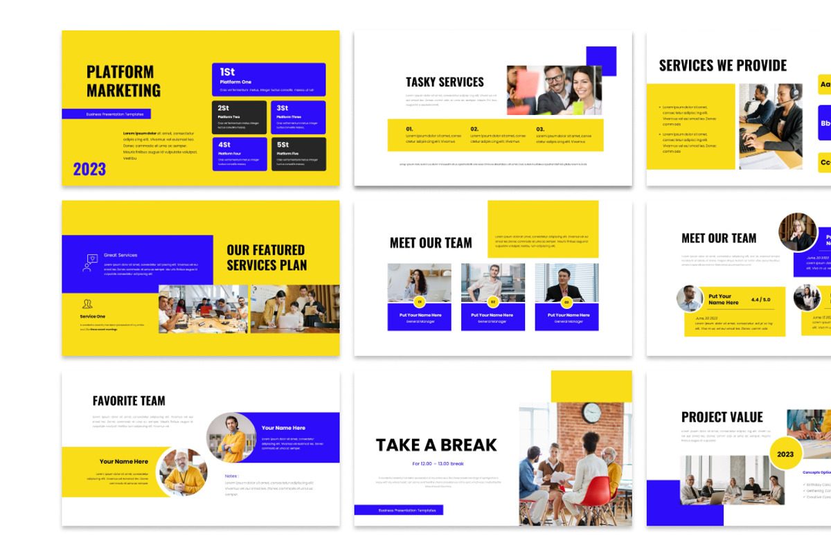 Tasky-Powerpoint & Google Slide, a Presentation Template by Raseuki (Photo 3 of 5)