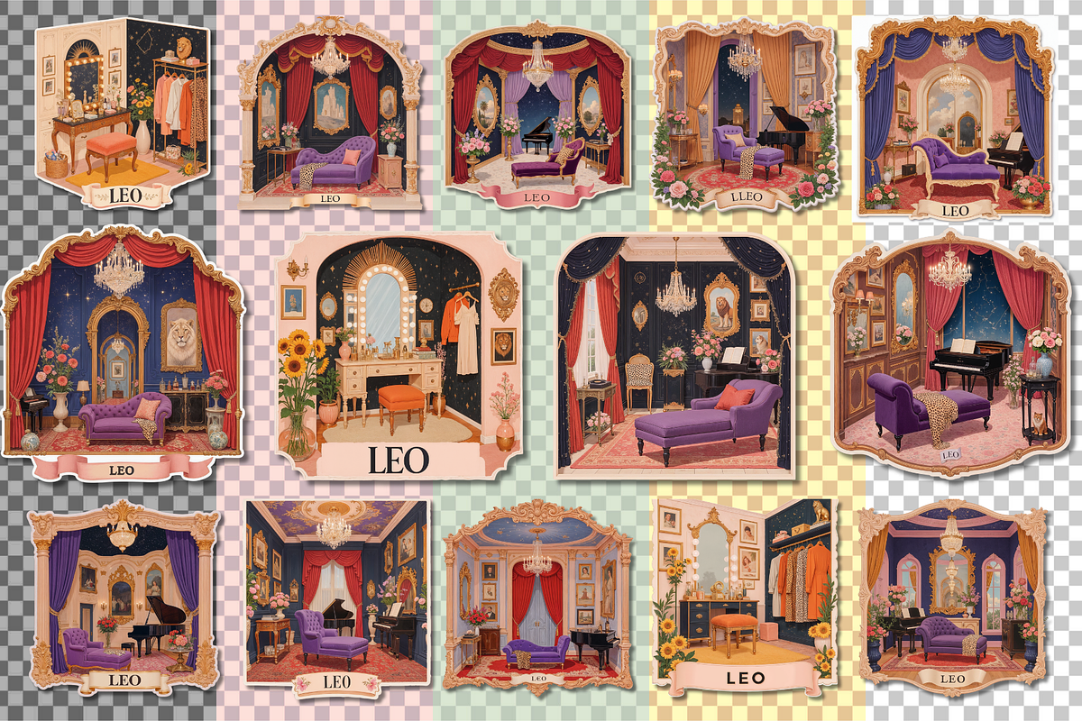 Astro Abode Zodiac Room Clipart, an Object Graphic by Jakayla Digital Co (Photo 17 of 30)