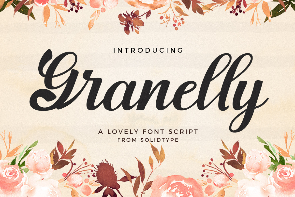 Granelly Script, a Script Font by Solidtype (Photo 6 of 6)