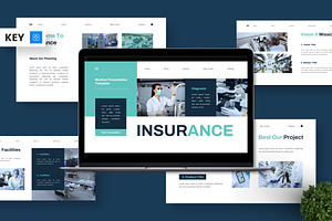 Insurance - Medical Keynote, a Presentation Template by Deepslide Studio
