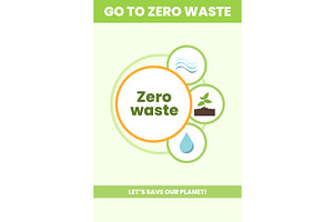 Promoting zero waste for a cleaner, an Animal Illustration by okskukuruza