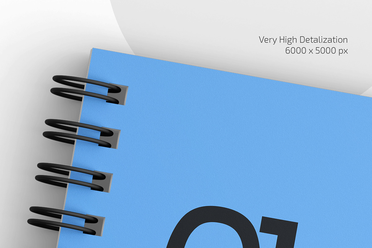 Spiral Notepad Mockup Set, a Books & Magazine Mockup by Country4k (Photo 3 of 4)