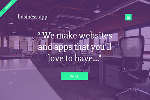 Business.app - PSD Template, an App Template by irina.mosiyuk