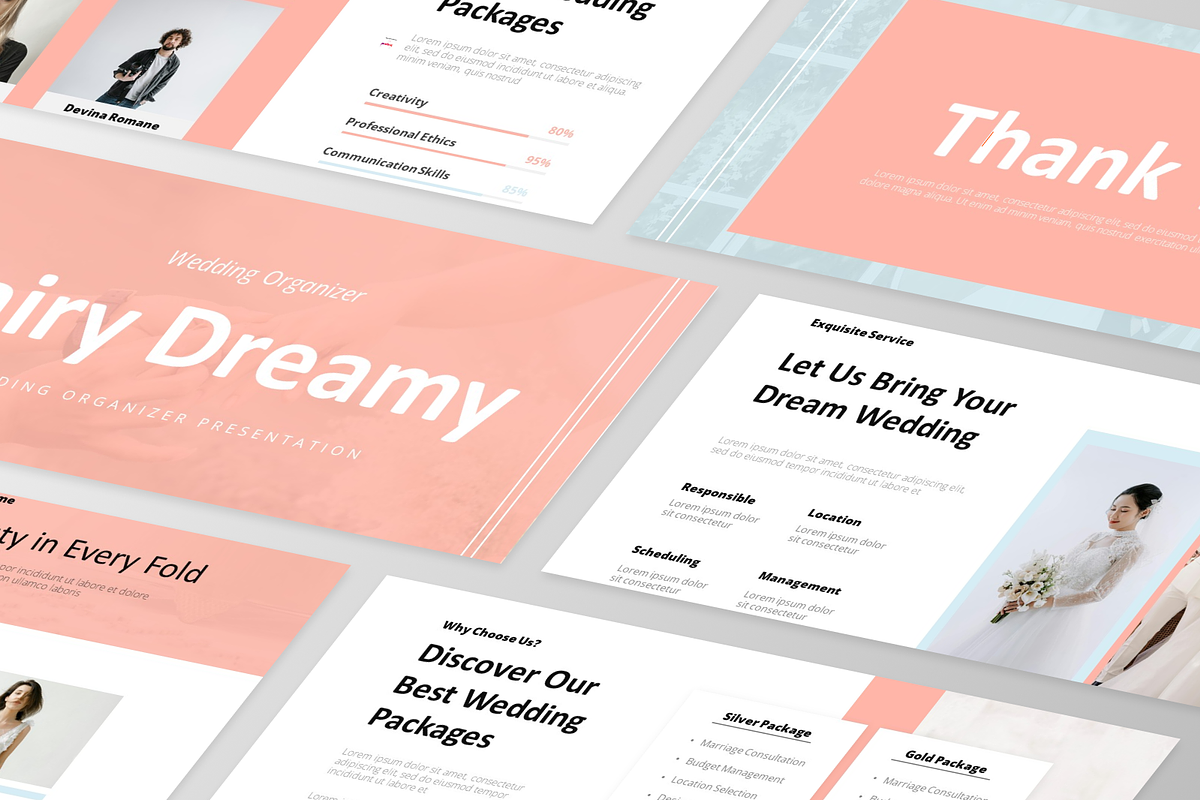 Fairy Dream - Wedding Organizer, a Presentation Template by GraphauseProject (Photo 5 of 6)